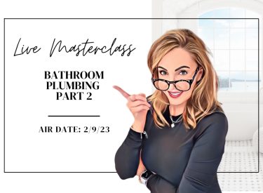 Masterclass: Bathroom Plumbing Pt 2